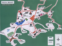 Harta Poiana Brasov - localizare hotel Poiana Ursului